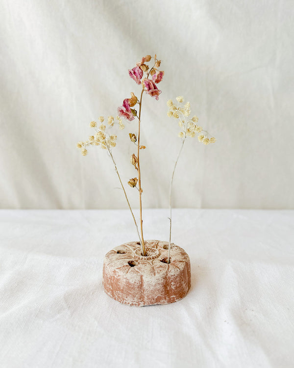 Clay Floral Frog